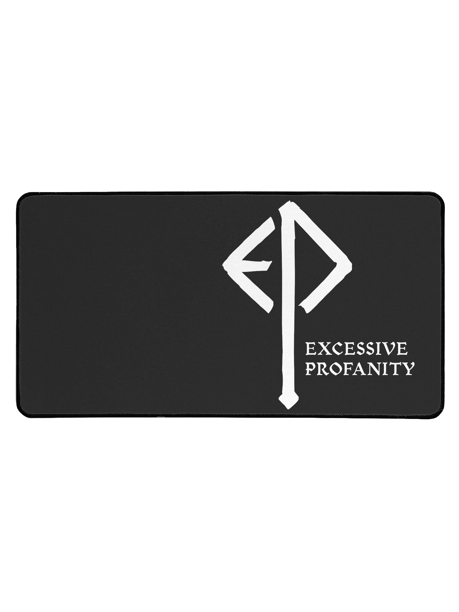 Executioner Desk Mat 'Rune' B&W product image (1)