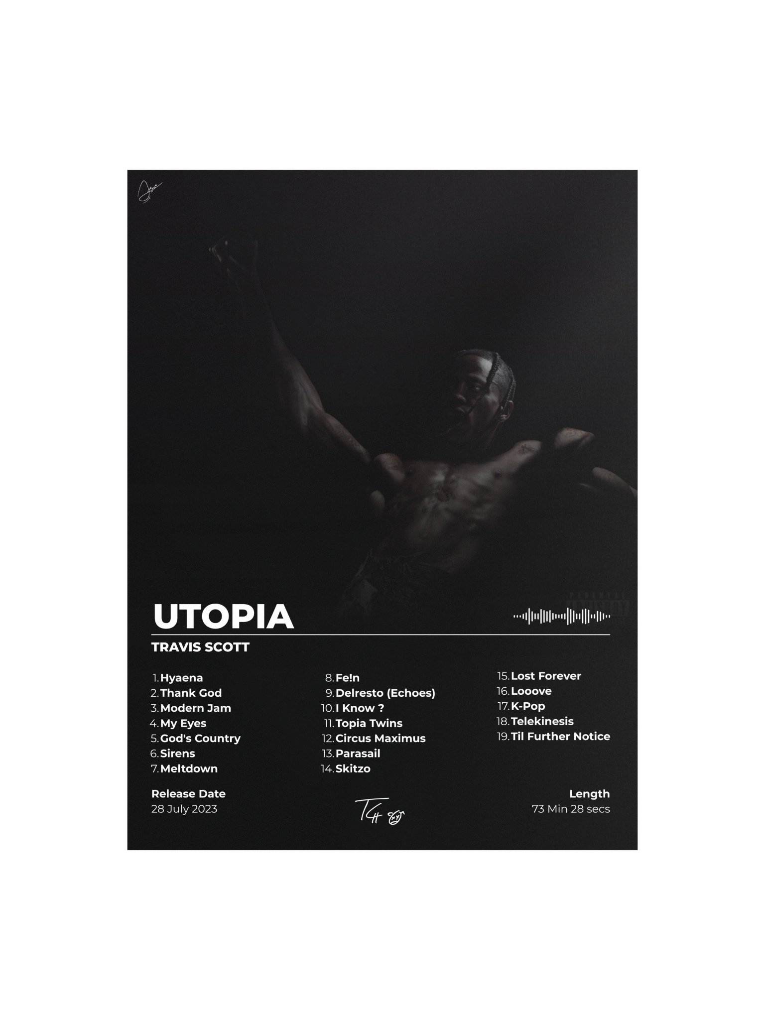 UTOPIA Travis Scott Album Poster product image (2)