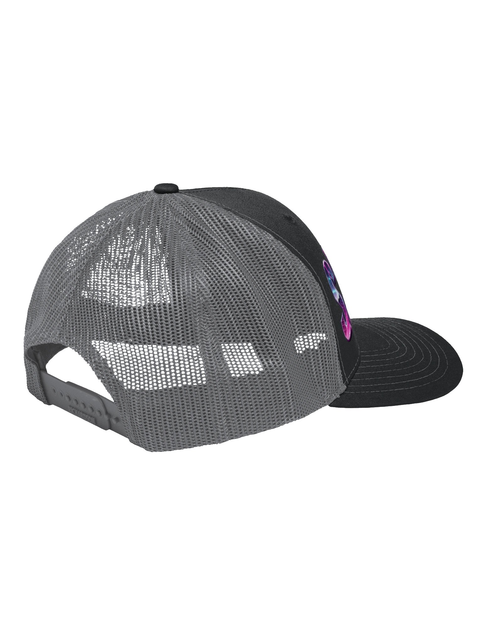 Synthwave SAVED Embroidered Trucker Hat product image (3)
