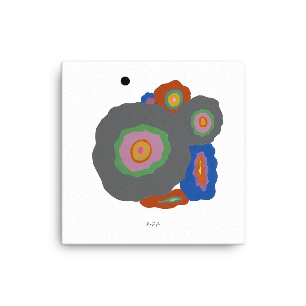 Abstract Stones Square Canvas Print product image (3)