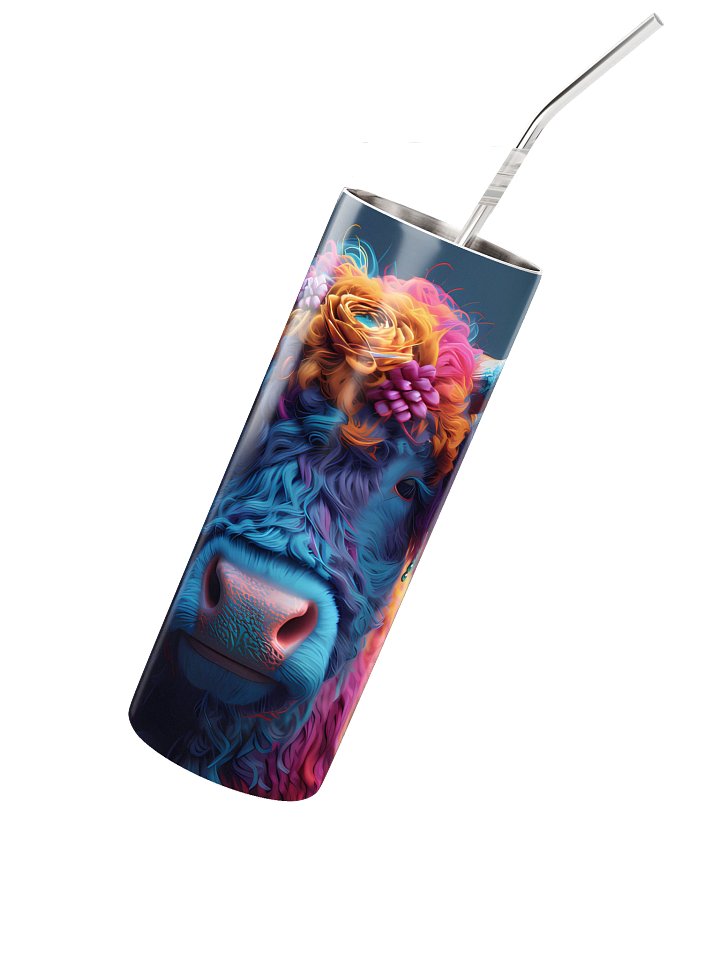 Whimsical Cow Stainless Steel Tumbler product image (2)
