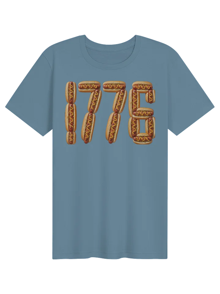 Hot Dog USA 1776 Tee | Patriotic USA T Shirt product image (21)