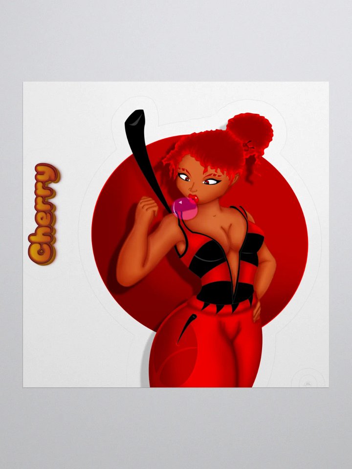 Cherry Bomb Kiss Cut Stickers product image (3)