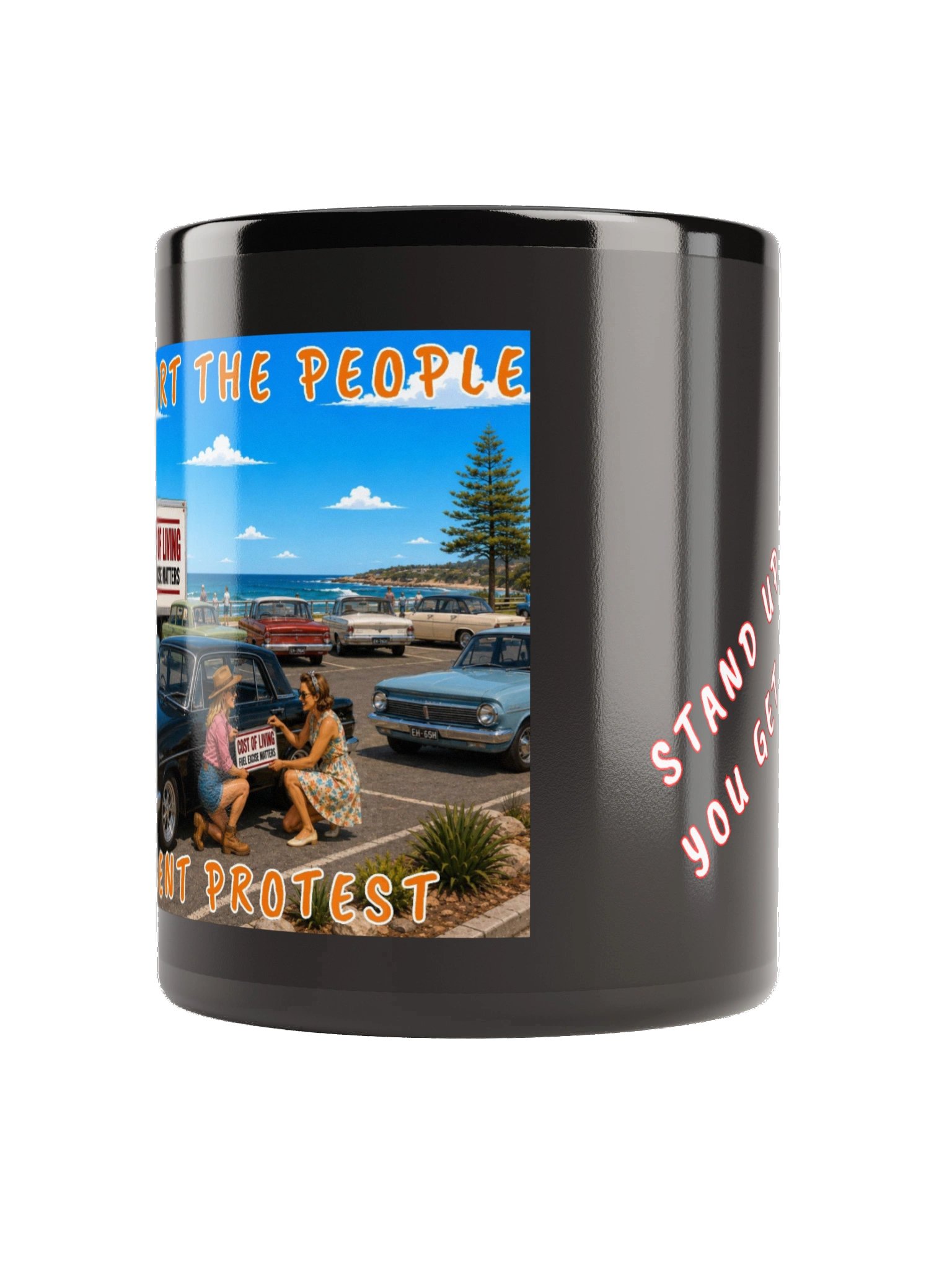 Silent Protest - Support The People Mug product image (2)