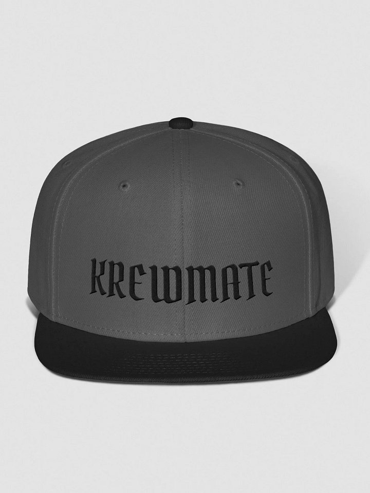 Krewmate Essentials Hat - Snapback (Black Logo) product image (1)