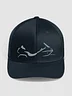 Shadow Wing DCT Flexi-Fit cap in silver