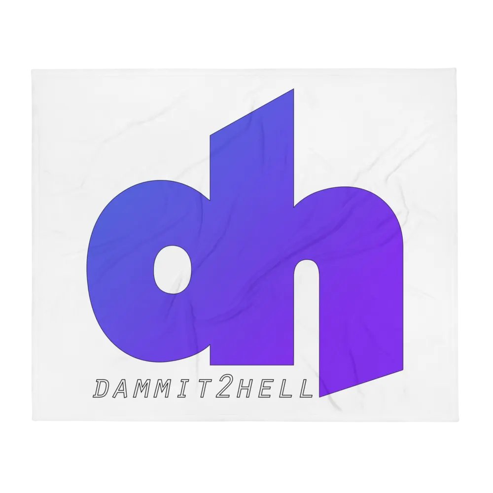 d2h Logo Throw Blanket product image (2)