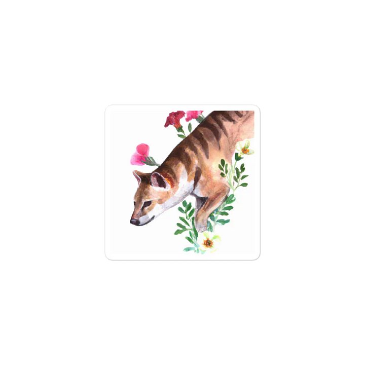 Thylacine Watercolor magnet product image (1)