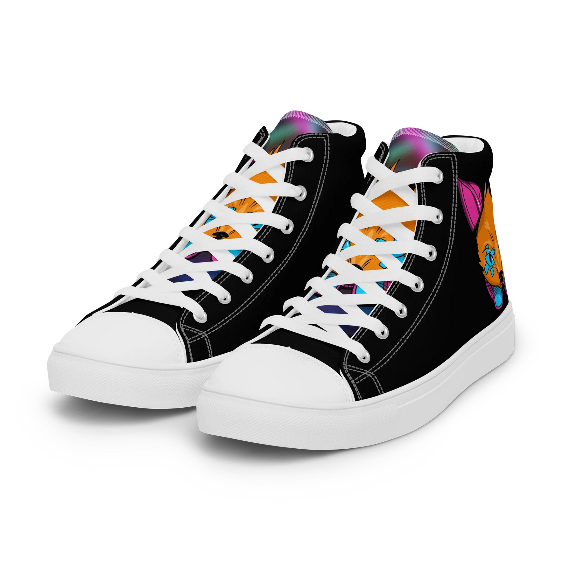 Women's ShepQuest Cyberfox High-Tops (BLACK) product image (1)