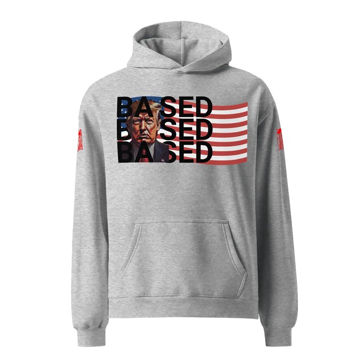 BASED American Flag Mugshot + Bold Letters ~Sweater 1~ product image (1)