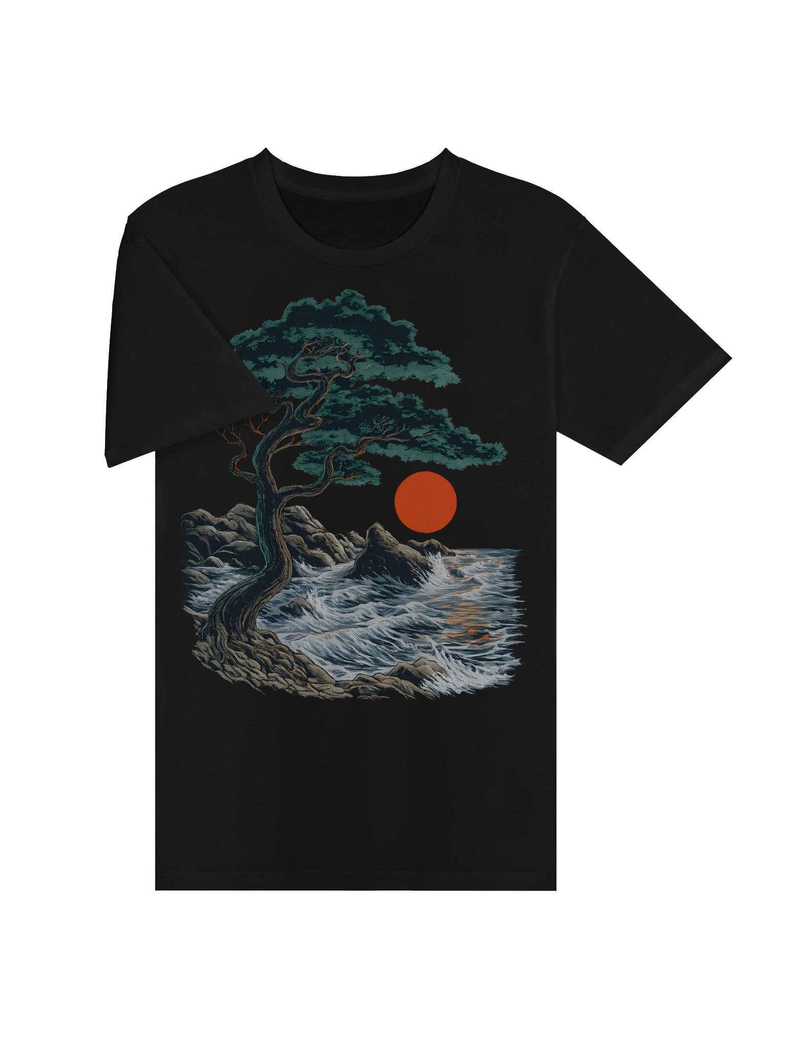 Japanese Sunset Tree TShirt product image (3)