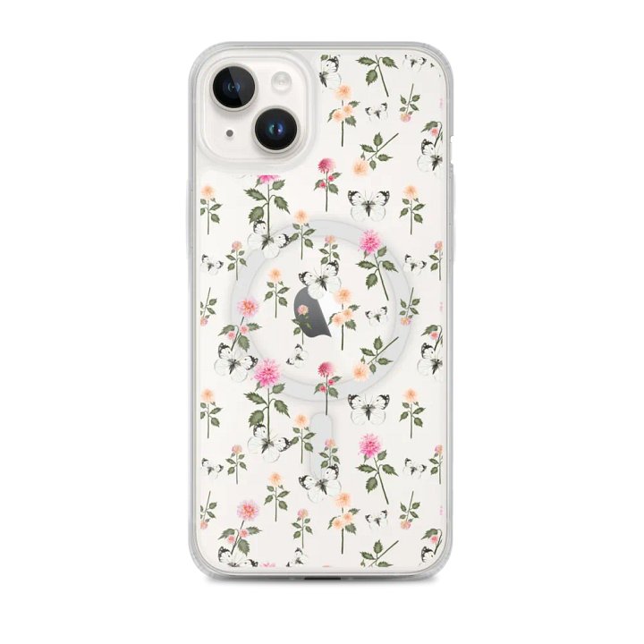 Butterfly Blooms iPhone® MagSafe® Clear Case product image (1)