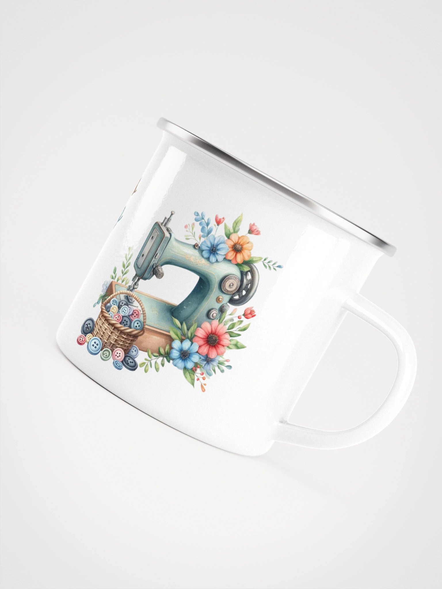 It's Sew Easy Vintage Sewing Machines Enamel Mug product image (5)