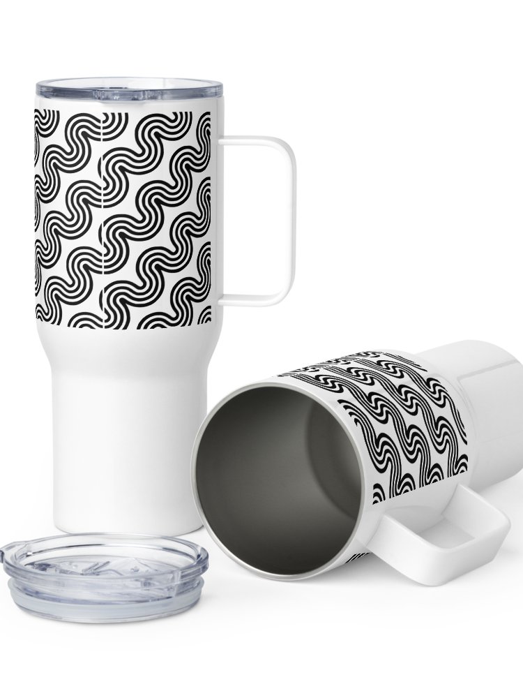 Monochrome Wave 25oz Travel Mug product image (3)