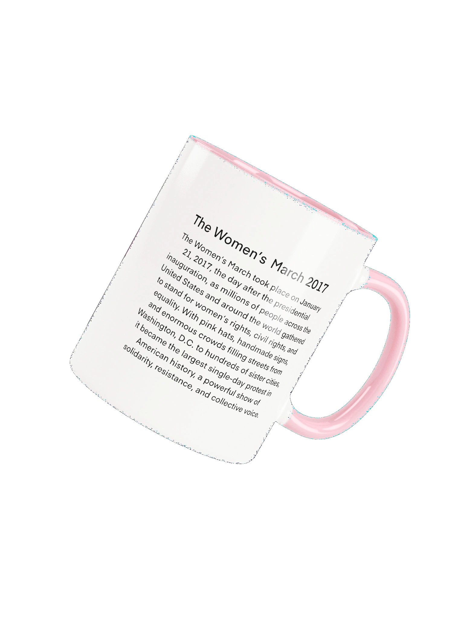 2017 Women's March Commemorative Ceramic Mug product image (3)
