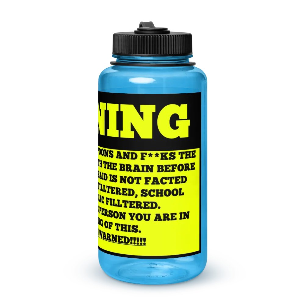 WARNING: Unfiltered Conversations Water Bottle product image (11)
