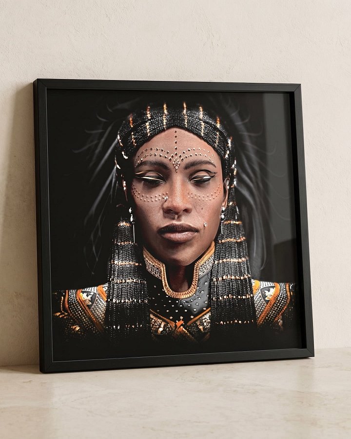Queen Amanishakheto · Framed High-Quality Matte Poster product image (1)