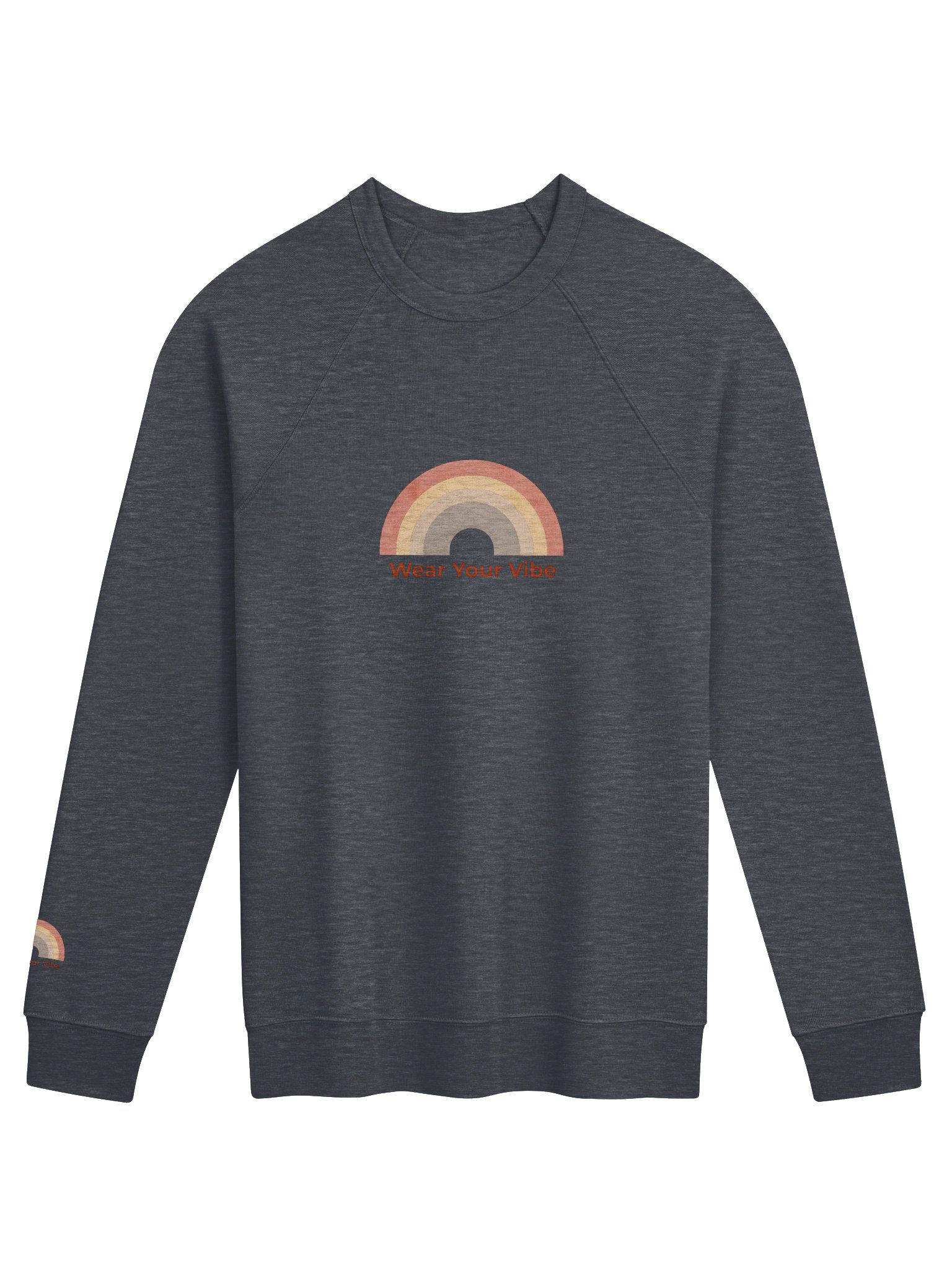 Wear Your Vibe Raglan Sweatshirt Heather product image (2)