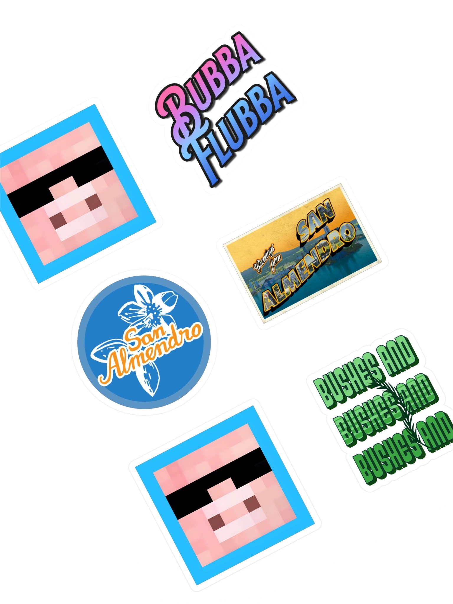 Bubbaflubba Sticker Set product image (1)
