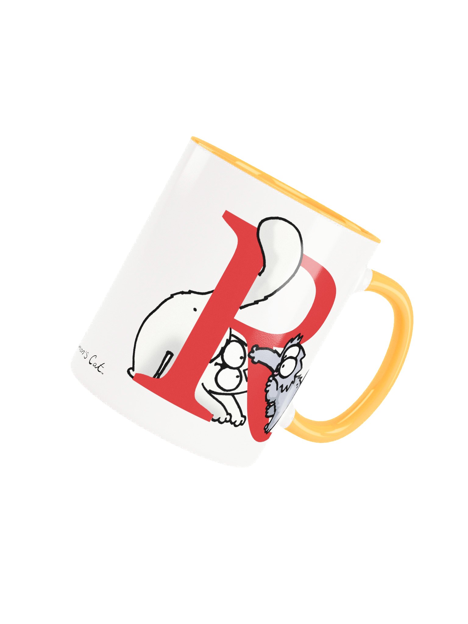 Cat Monogram Mug - R product image (4)