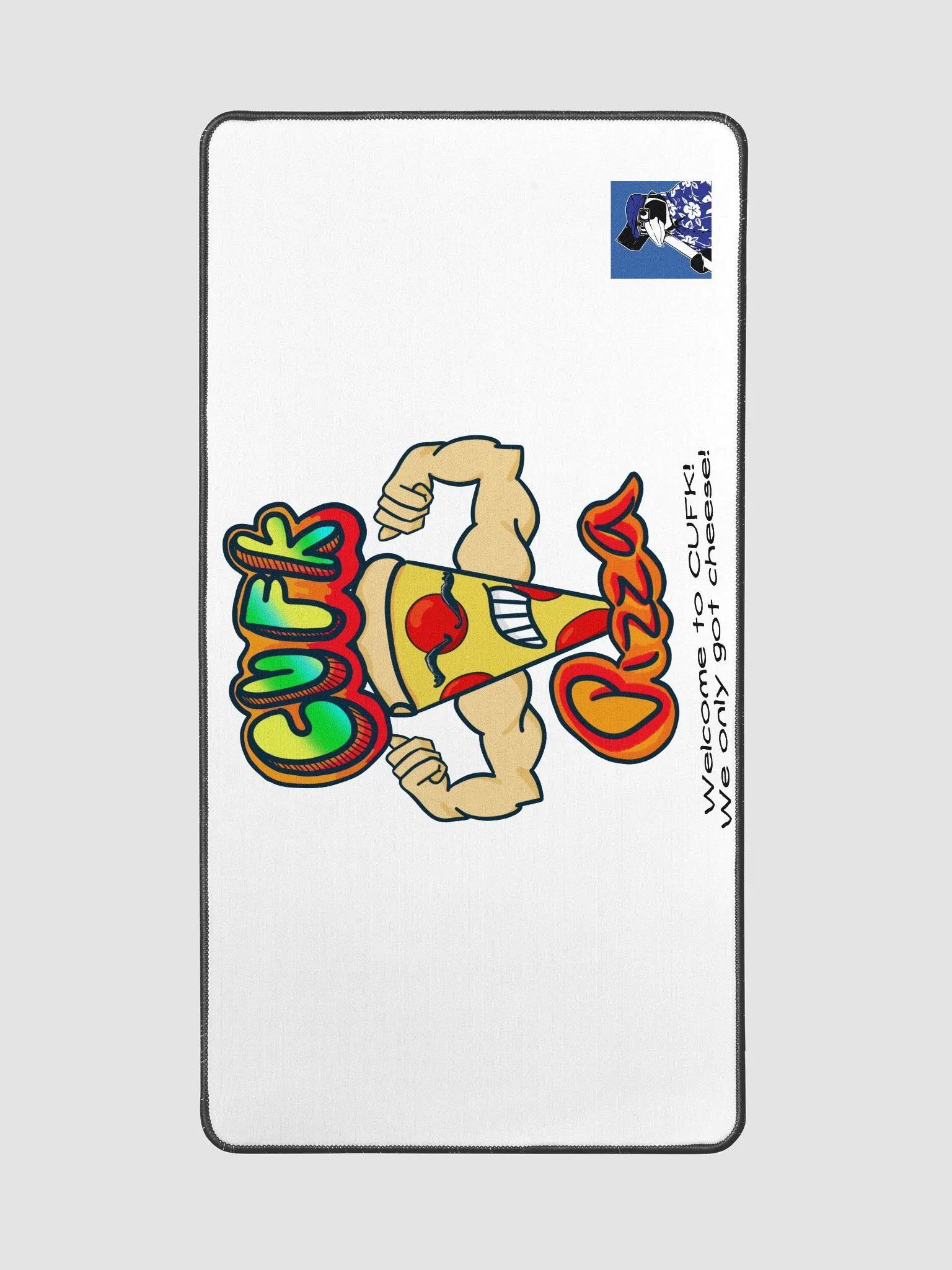 CUFK Pizza Desk Mat product image (2)