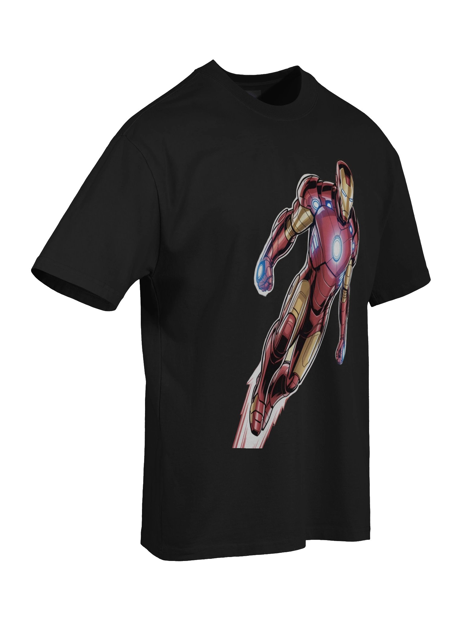 Iron Man Inspired 'Eclipse Surge' Premium Oversized Faded T-Shirt product image (8)