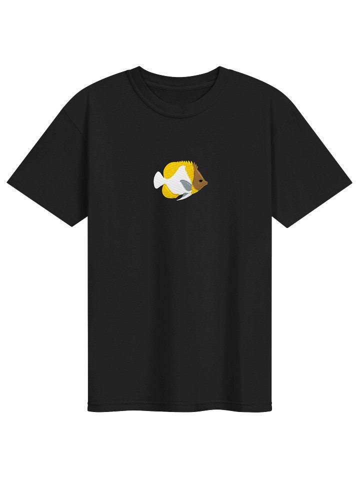 Pyramid Butterflyfish Embroidered Shirt | Reef Aquarium Fish Embroidery Tee | Saltwater Marine Fish Apparel product image (4)