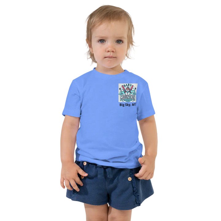 Snowman Ski Adventure Toddler T-Shirt - Big Sky, MT product image (1)