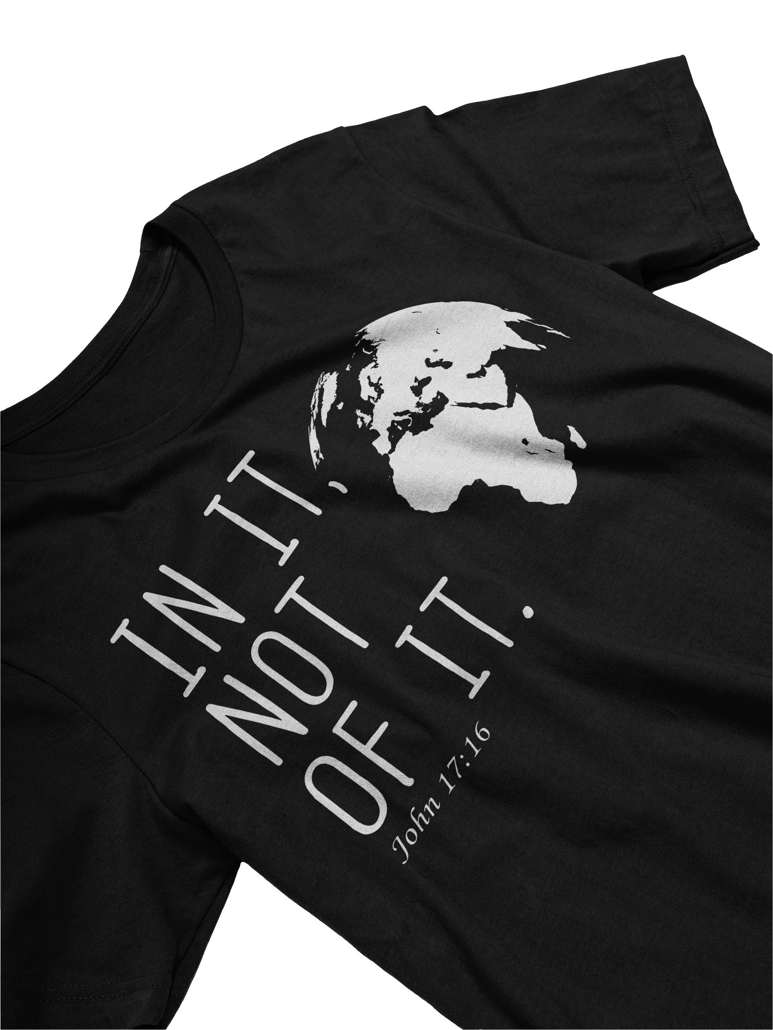 In This World Not Of It John 17:16 Christian T-Shirt product image (2)