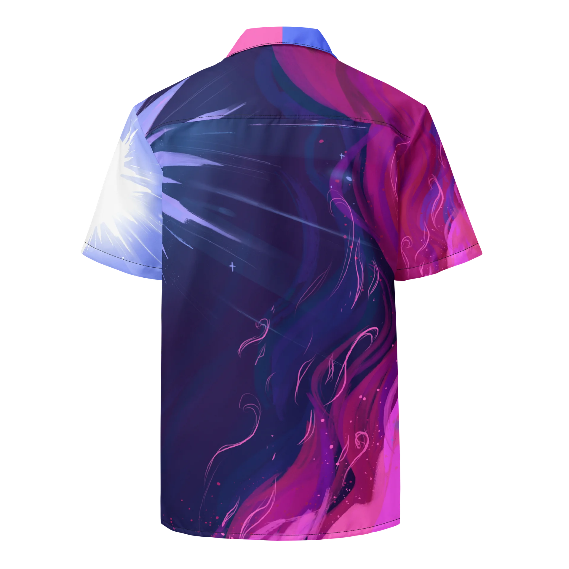 Omnisexual Subtle Pride Mothman Button Up Shirt product image (5)