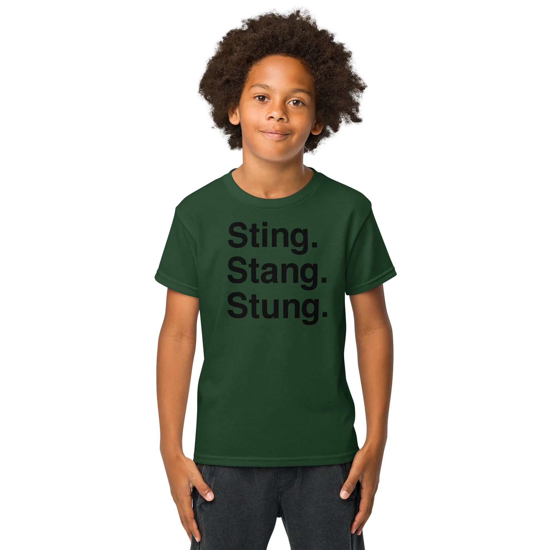 Sting. Stang. Stung. Youth Sports T-Shirt product image (1)
