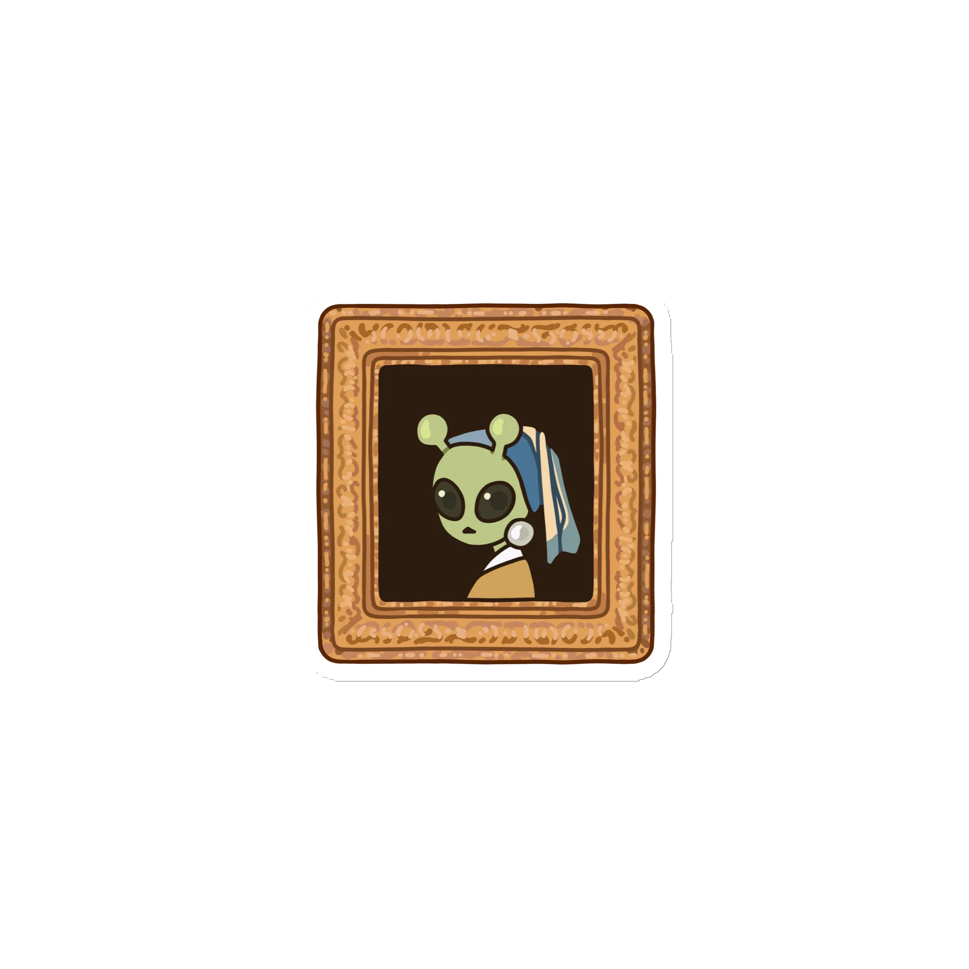 Glorp with the Pearl Earring Magnet product image (1)