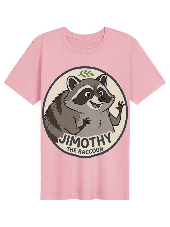 Jimothy the Raccoon Pink Tee product image (2)