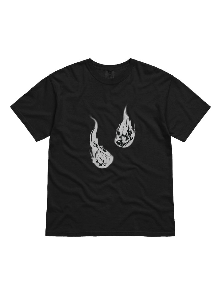 JJK Black T-Shirt White Flame product image (1)