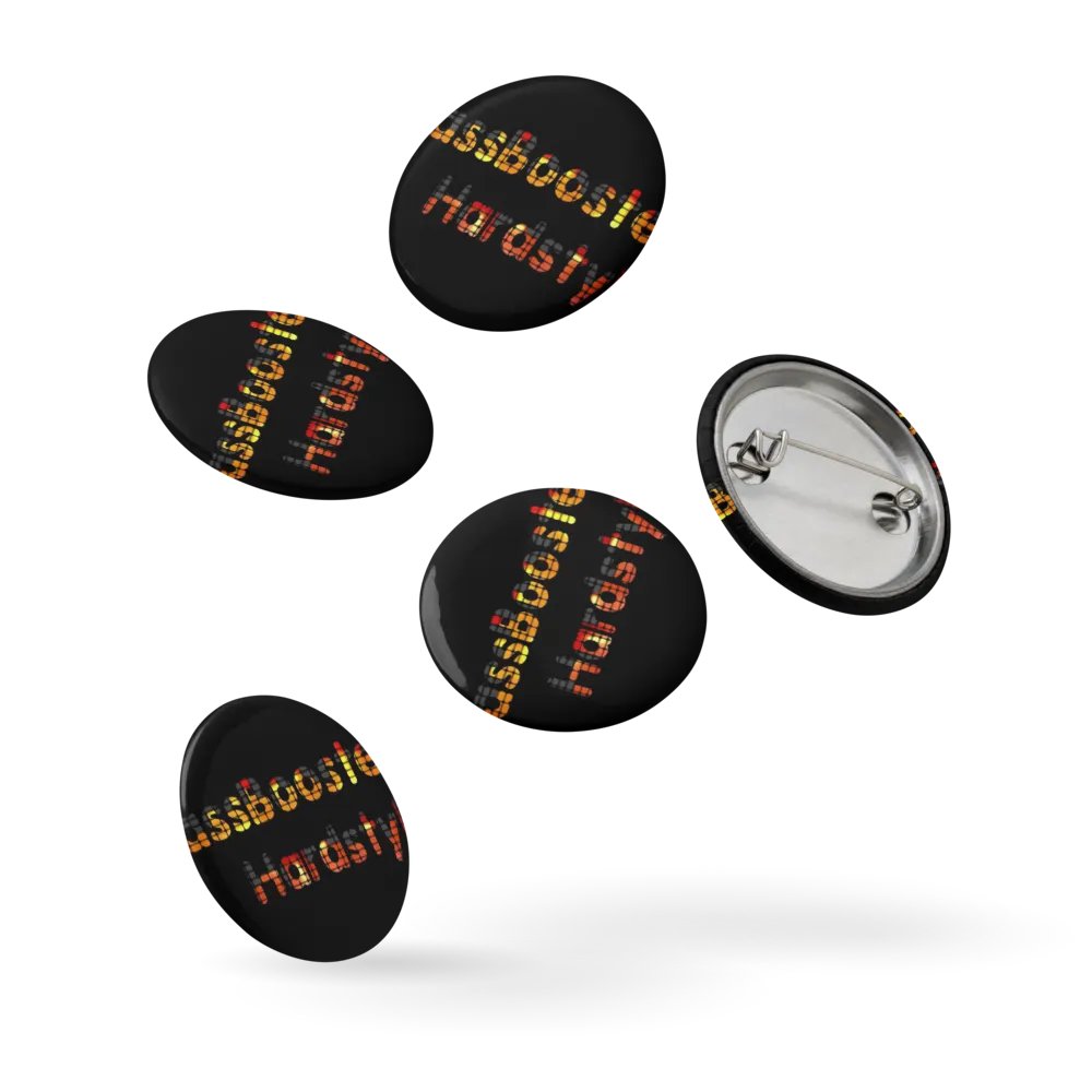 BassBoostedHardstyle Pinset (Black) product image (6)