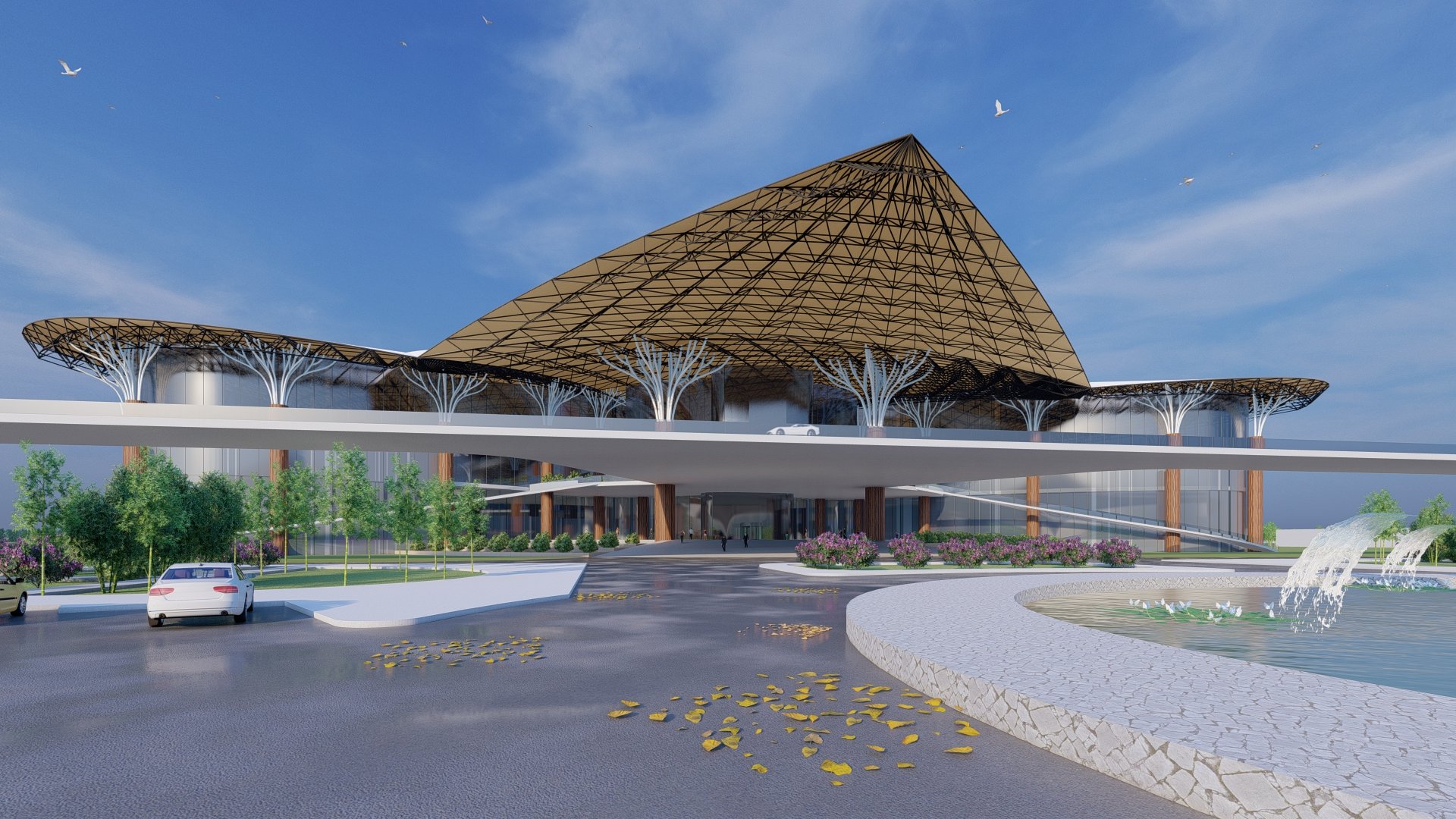 Airport Terminal 3D Model + AutoCAD Plan Bundle product image (12)