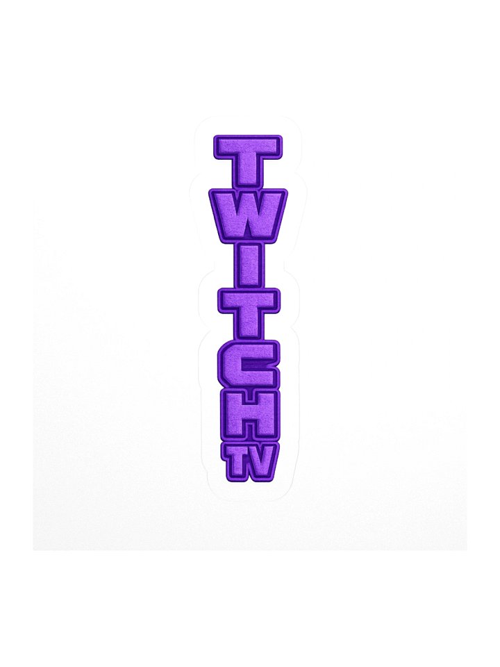 Vertical TWITCH.TV — Kiss‑Cut Sticker product image (2)