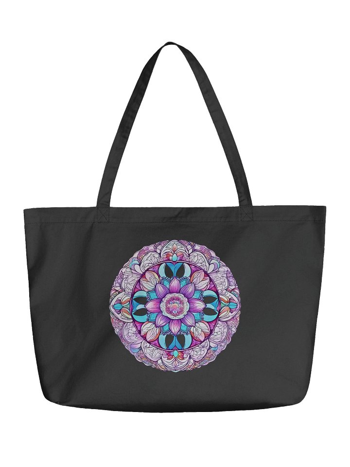 Moonlit Garden Mandala - Eco-conscious Organic Cotton Totes product image (1)
