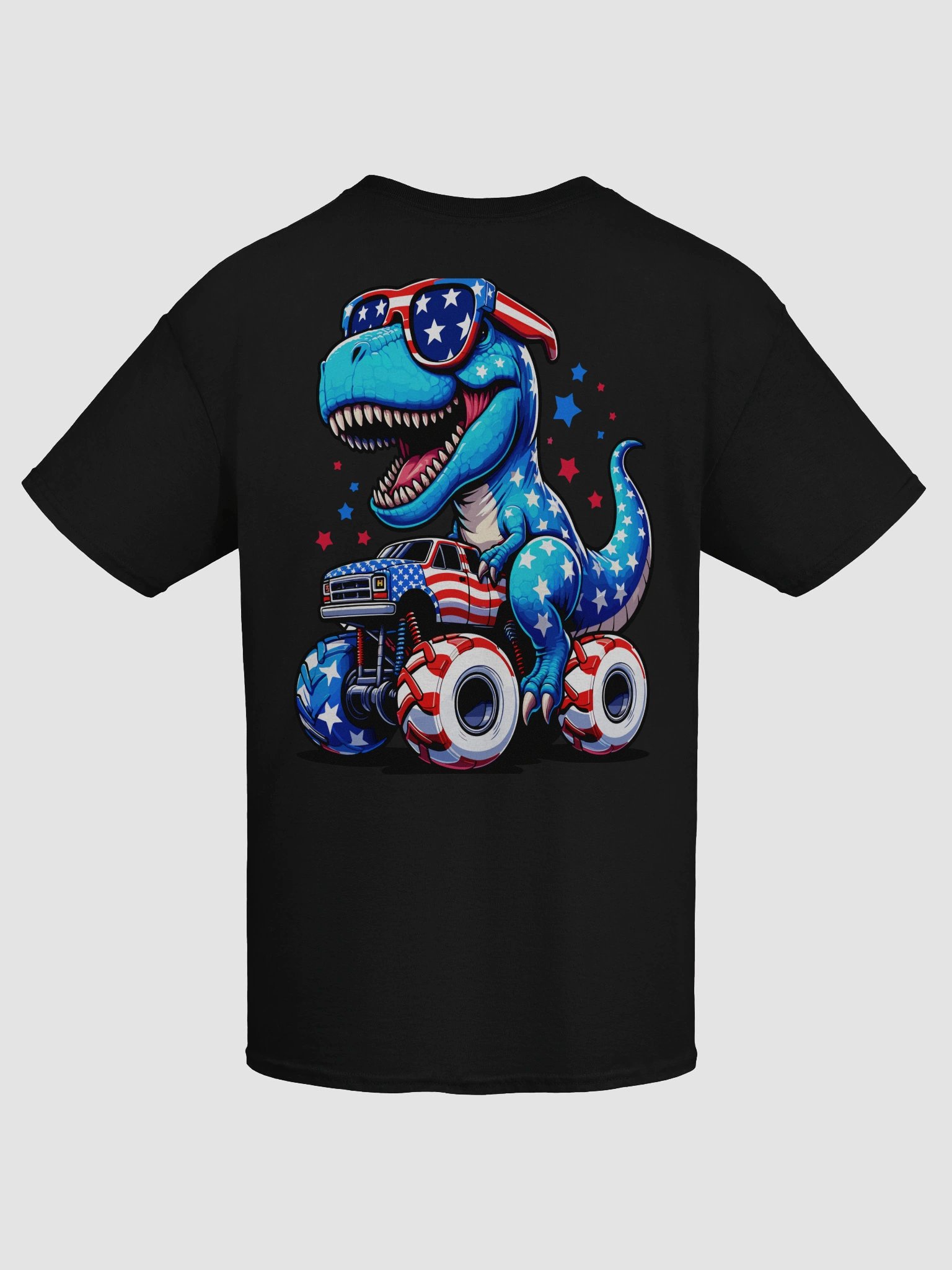 TeNN4OUR Records T-Rex 4th of July T-Shirt product image (42)
