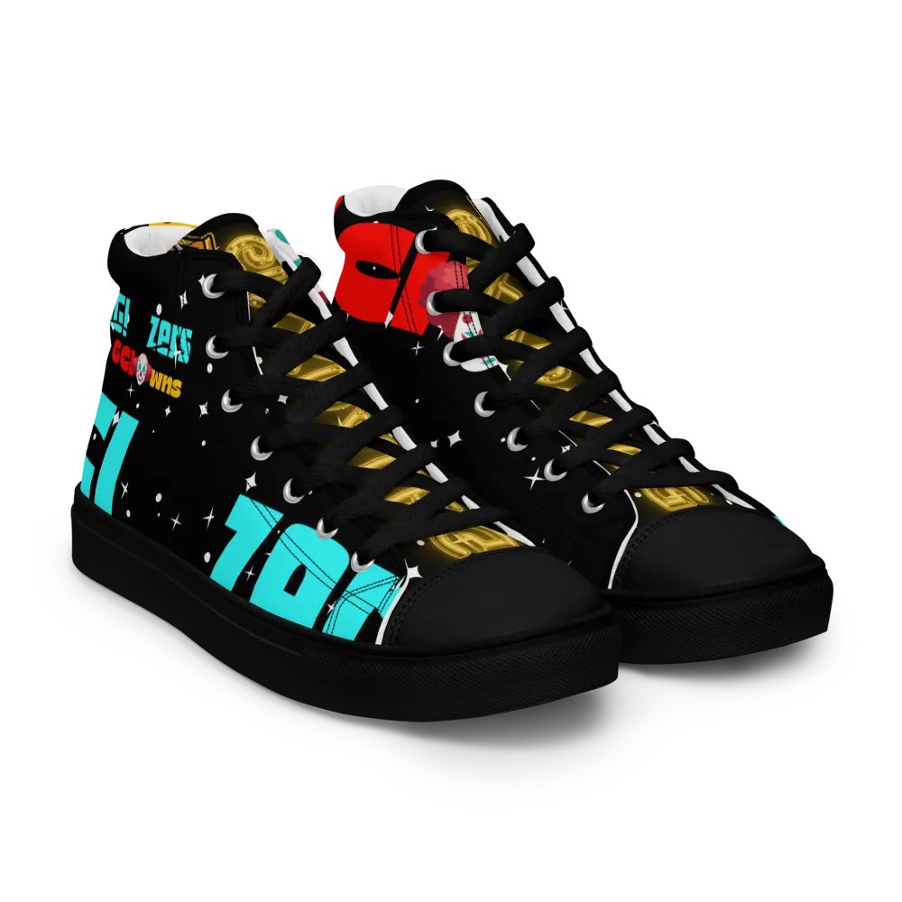 DA6iXXWRLD X 6IXX 1'S DARK SIDERS HIGH TOPS 6GLAZERS & 6CLOWNS product image (12)
