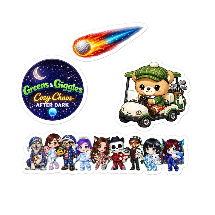 Greens & Giggles Die-Cut Stickers product image (2)