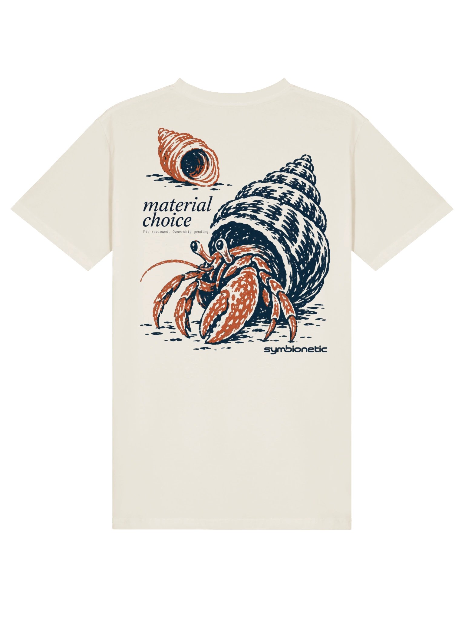 Material Choice — Hermit Crab T-Shirt product image (2)