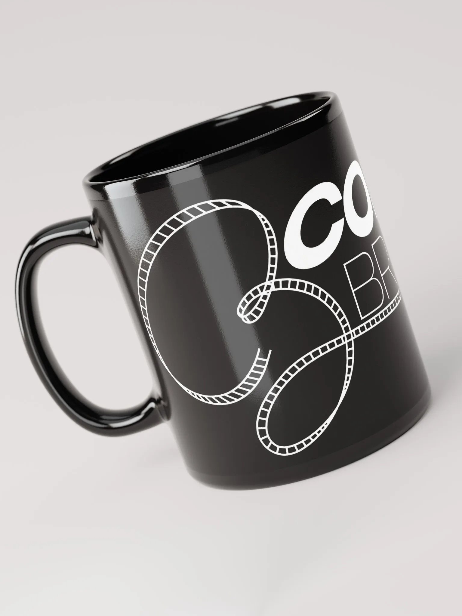 Coaster Breaks Black Glossy Mug product image (3)