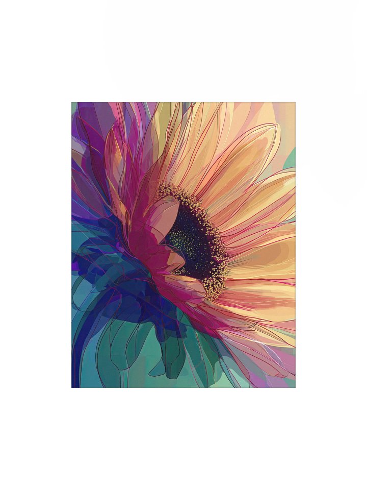 Abstract Sunflower Poster product image (2)