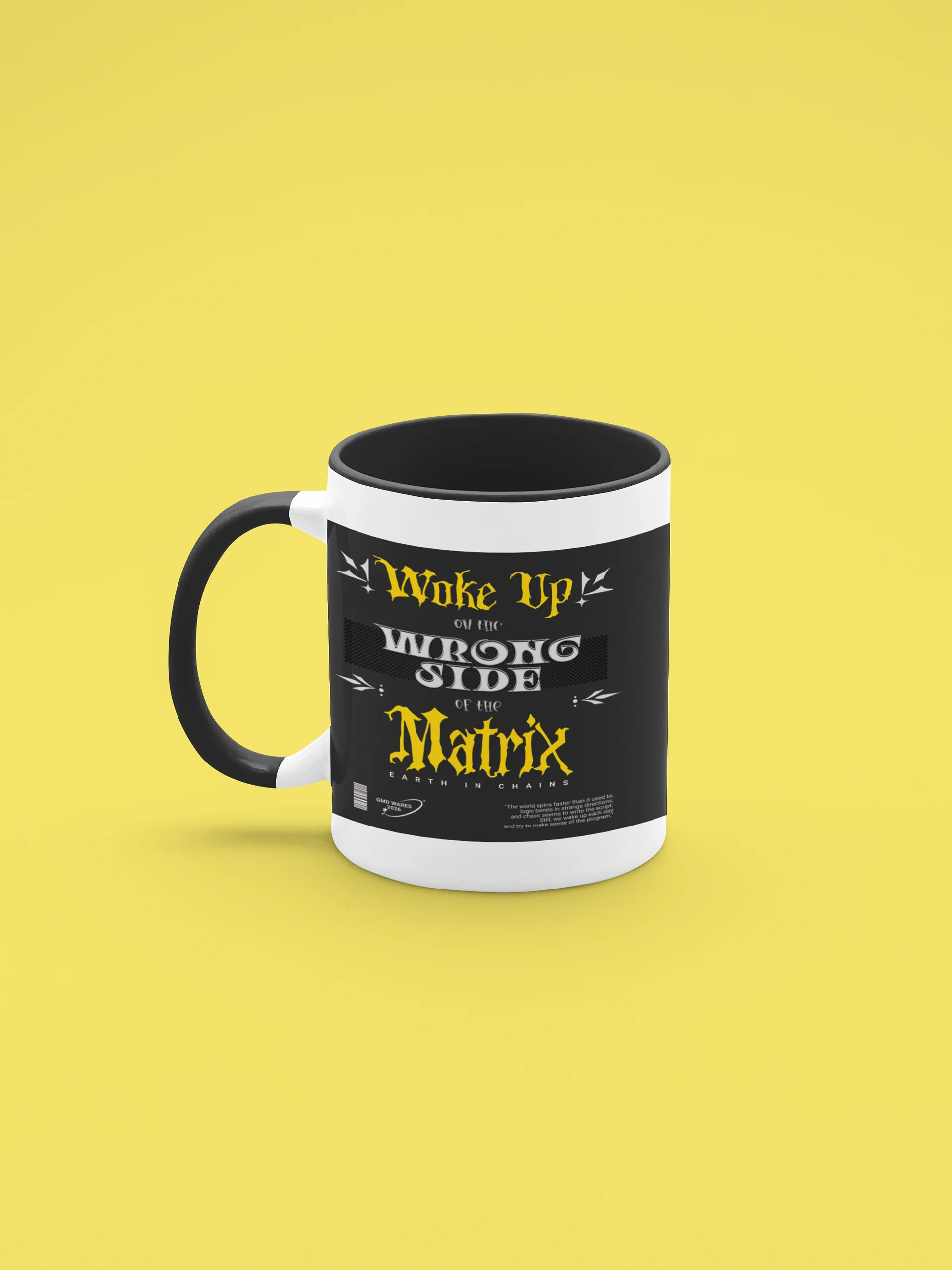 Wake Up on the Wrong Side of the Matrix Cyberpunk Coffee Mug product image (3)