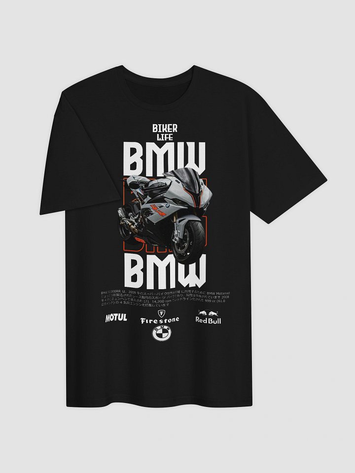 BMW S1000RR T-Shirt | Biker Life Superbike Graphic Tee | BMW Motorrad Collector Motorcycle Shirt product image (2)
