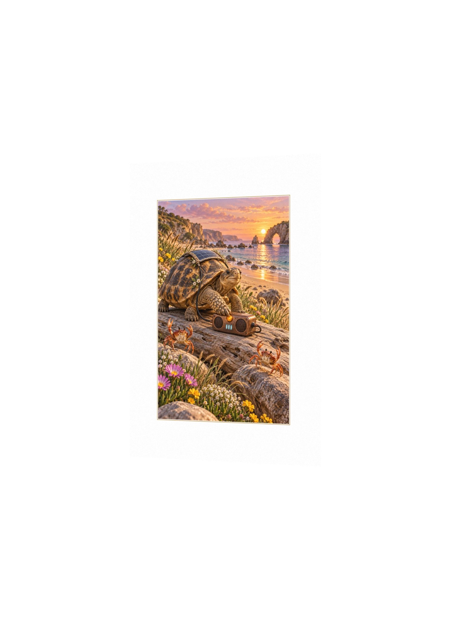 Shell Tracks Small Art Print product image (2)