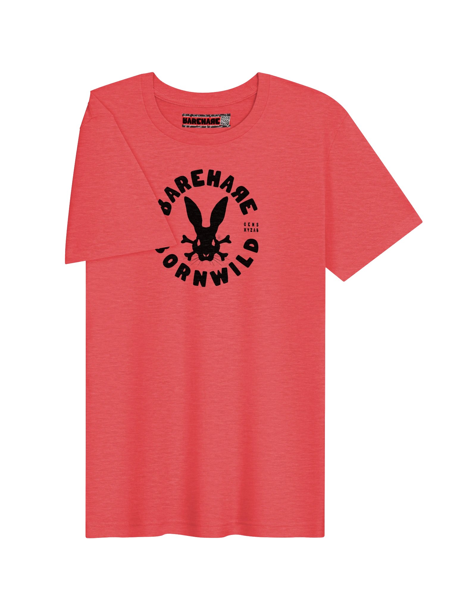 RAREHARE - BORNWILD (Black Edition) Graphic Streetwear T-Shirt product image (3)