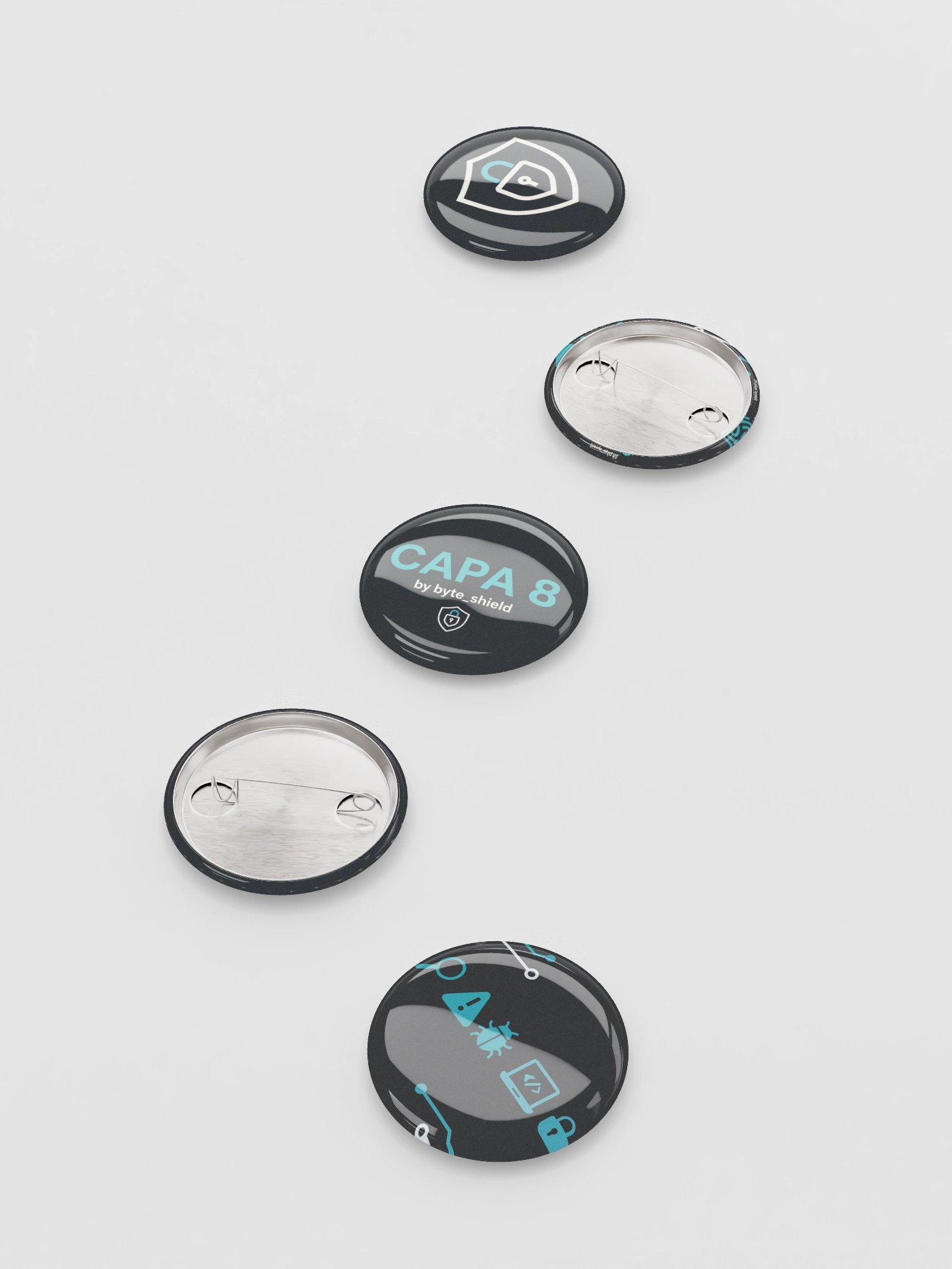 Pack de chapas · Capa 8 · byte_shield product image (8)