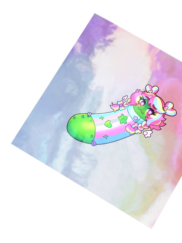 ♡ Pickle Rat Holographic Sticker ♡ product image (4)